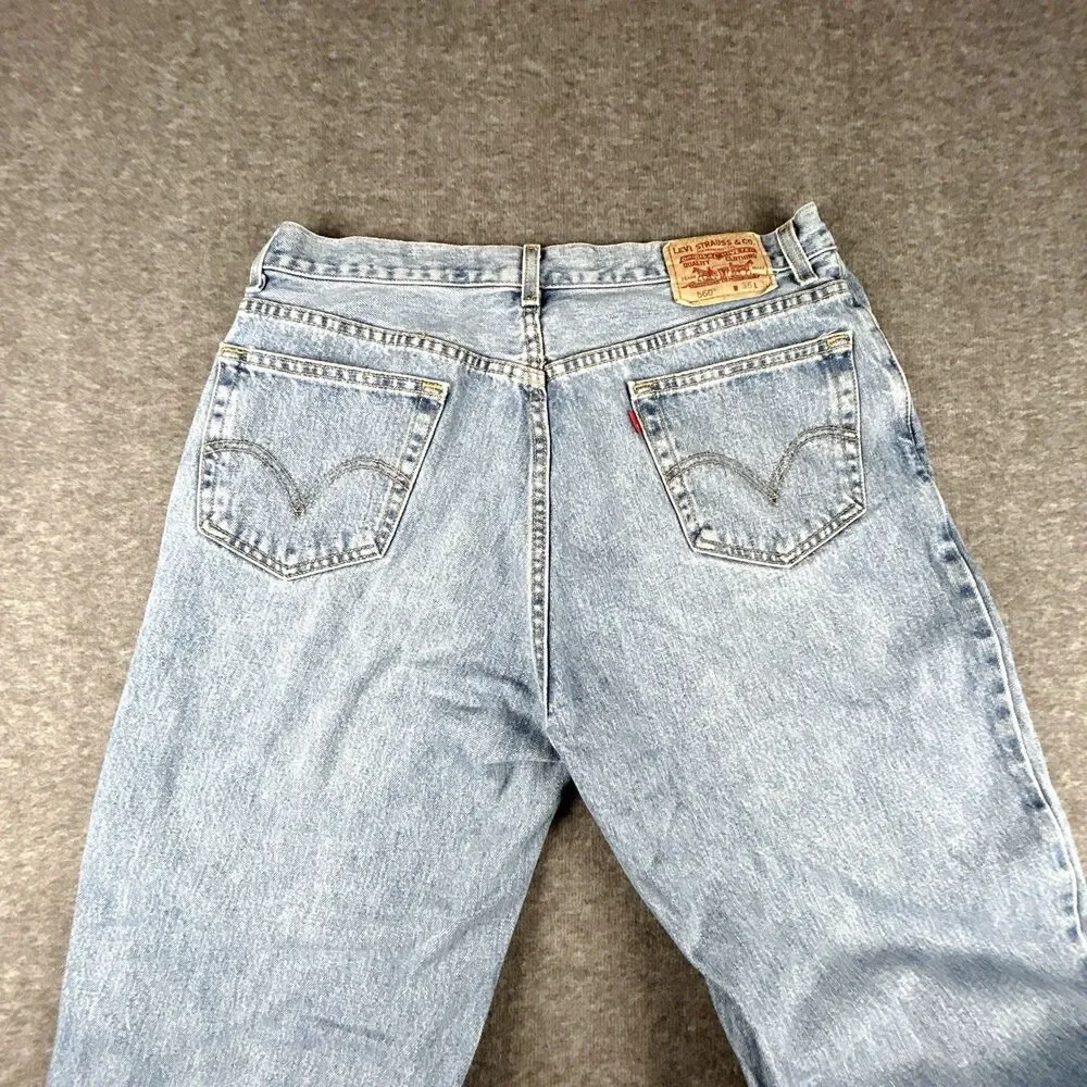 Vintage Levi’s 560 Jeans Mens 36x30 Blue Denim Loose Comfort Fit Baggy Y2K